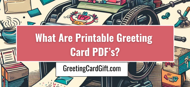 What Are Printable Greeting Card PDF’s?