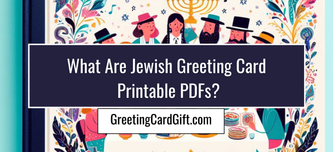 What Are Jewish Greeting Card Printable PDFs?