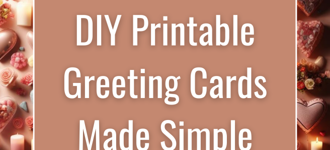 Share The Love: DIY Printable Greeting Cards Made Simple