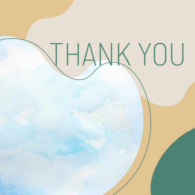 Free Thank You Greeting Card Printable Square 6