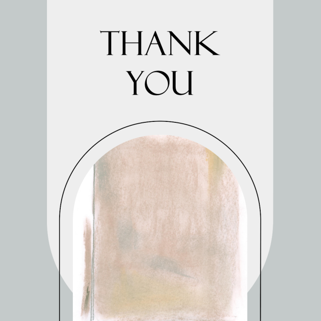 Free Thank You Greeting Card Printable Square 8