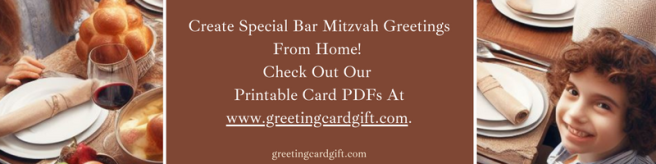 Bar Mitzvah Cards - Benefits Of Sending A Bar Mitzvah Greeting Card