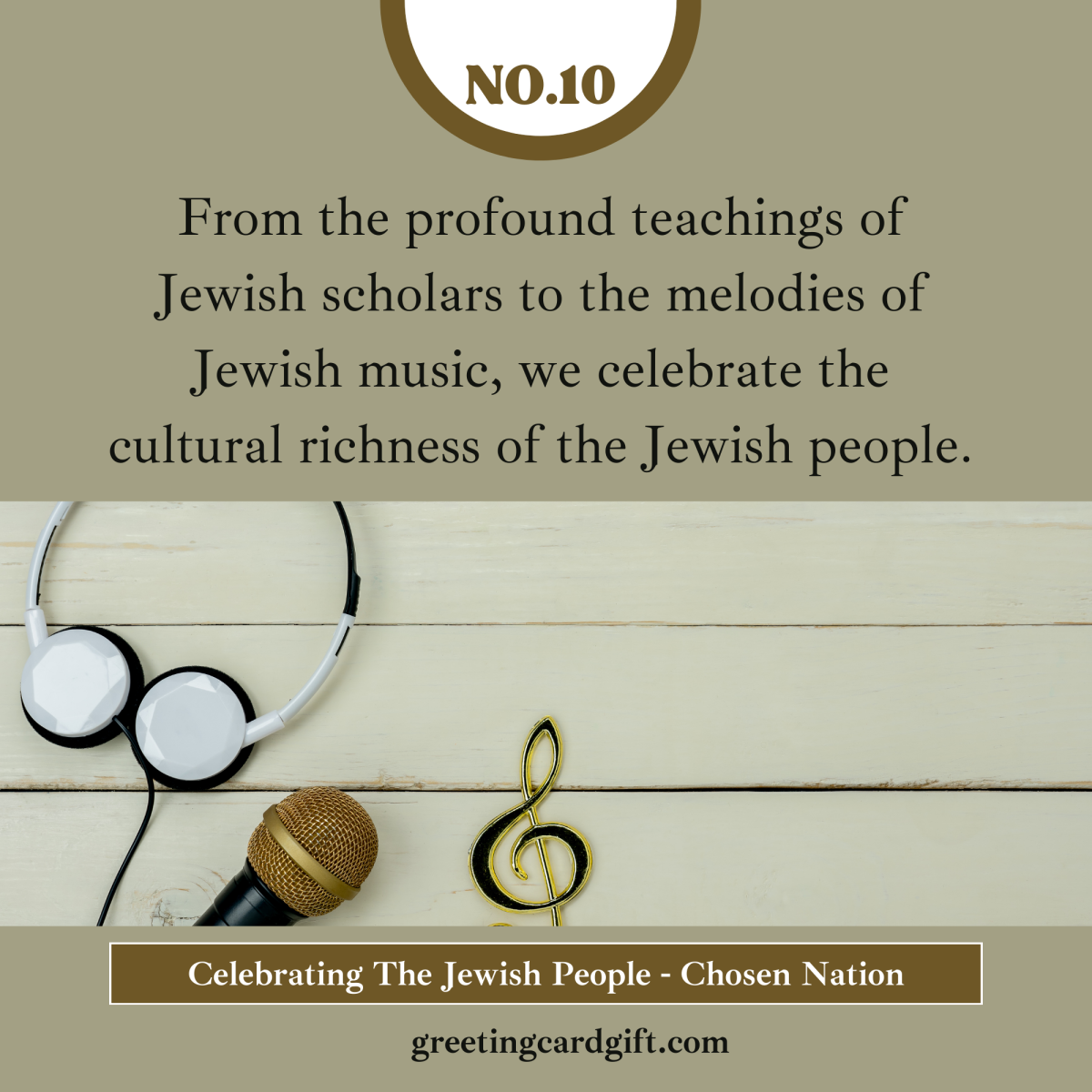 Celebrating The Jewish People – Chosen Nation – No.10