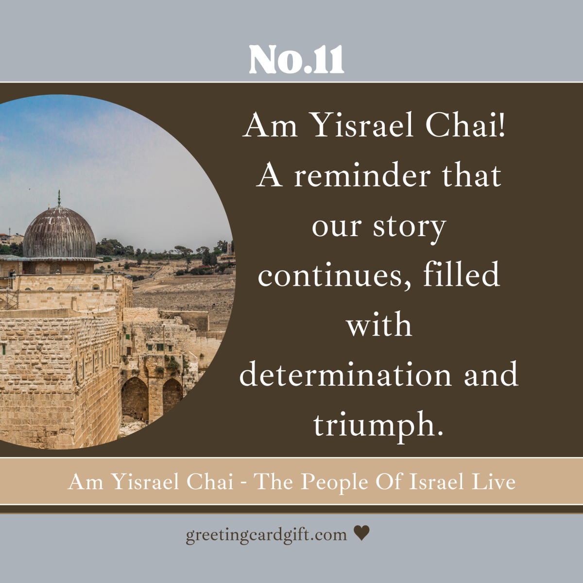 Am Yisrael Chai – The People Of Israel Live – No.11