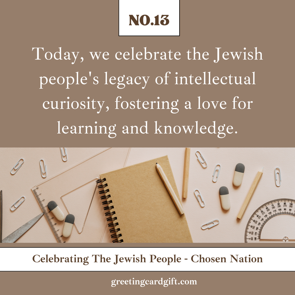 Celebrating The Jewish People – Chosen Nation – No.13