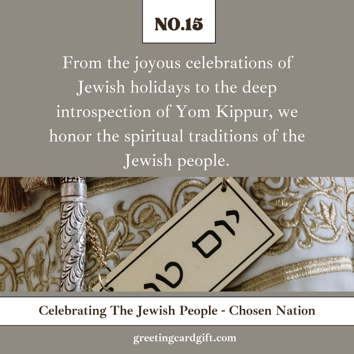 Celebrating The Jewish People – Chosen Nation – No.15