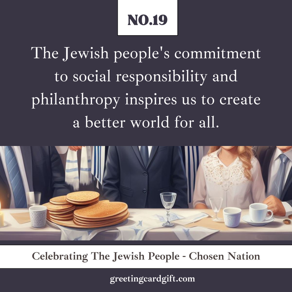 Celebrating The Jewish People – Chosen Nation – No.19