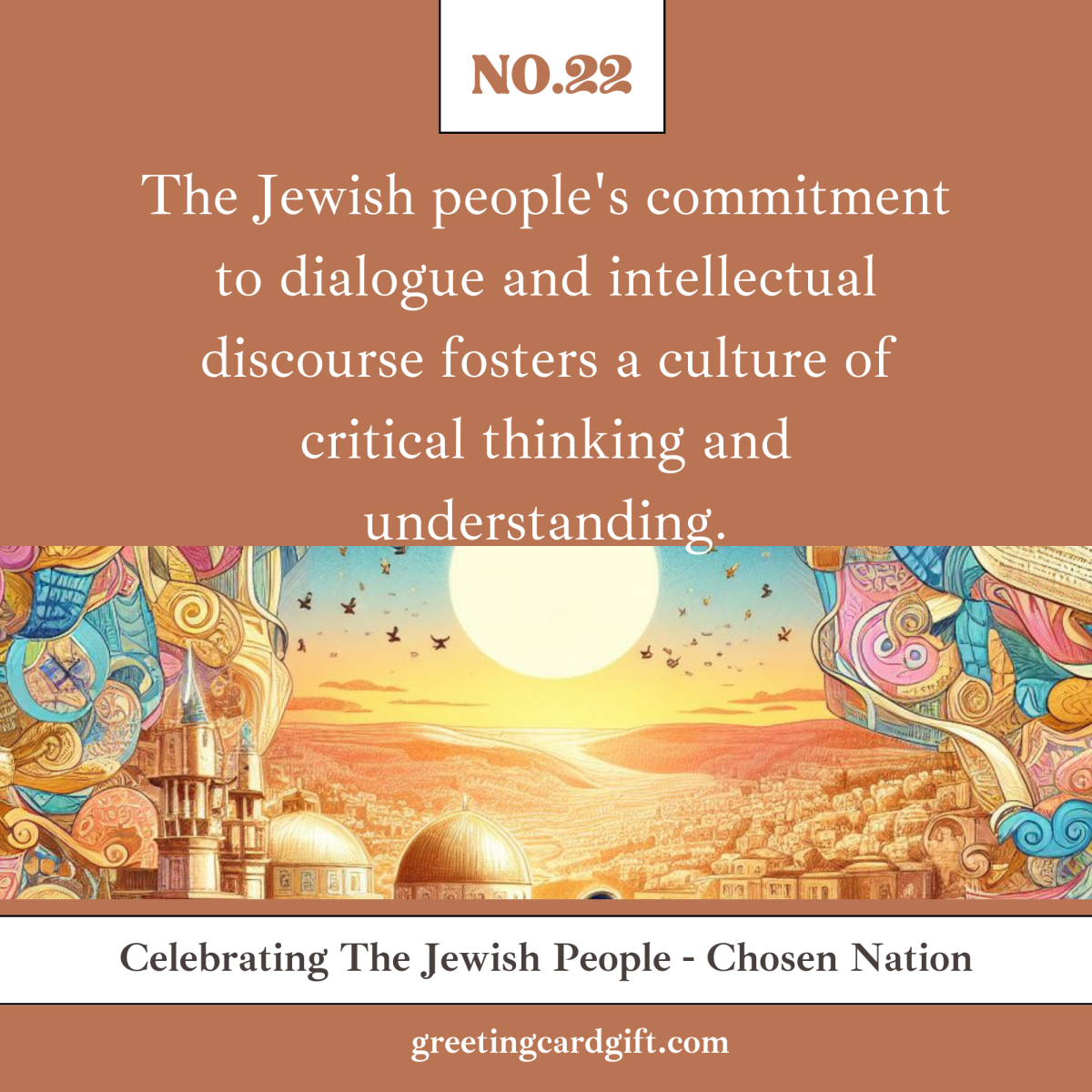 Celebrating The Jewish People – Chosen Nation – No.22