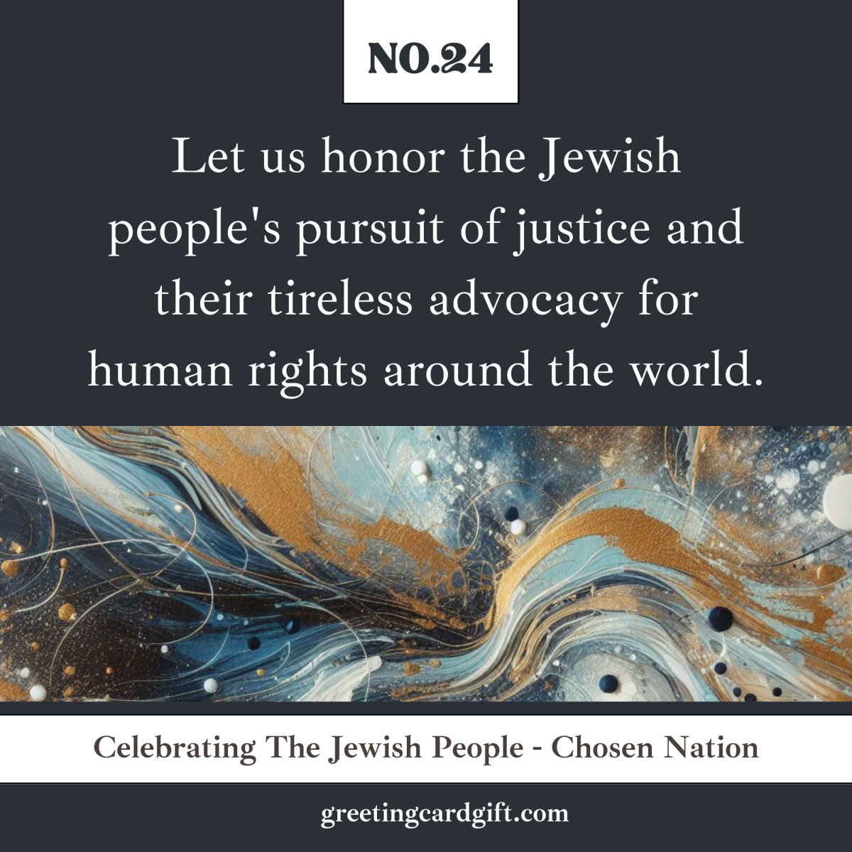 Celebrating The Jewish People – Chosen Nation – No.24