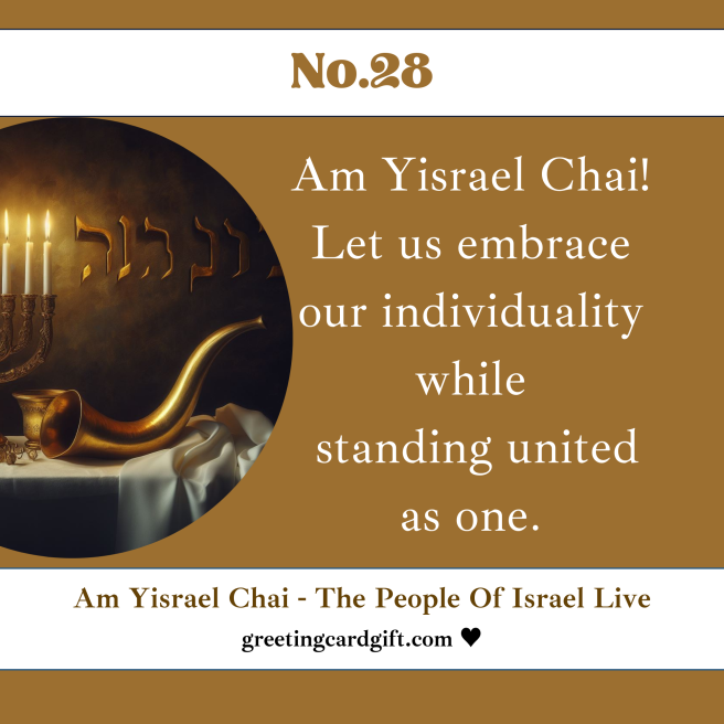 Am Yisrael Chai - The People Of Israel Live - No.28