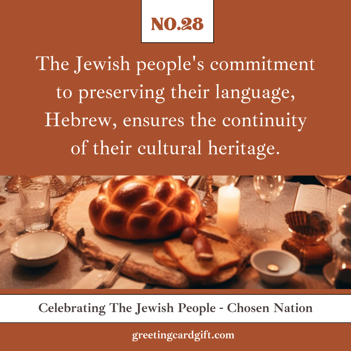Celebrating The Jewish People – Chosen Nation – No.28