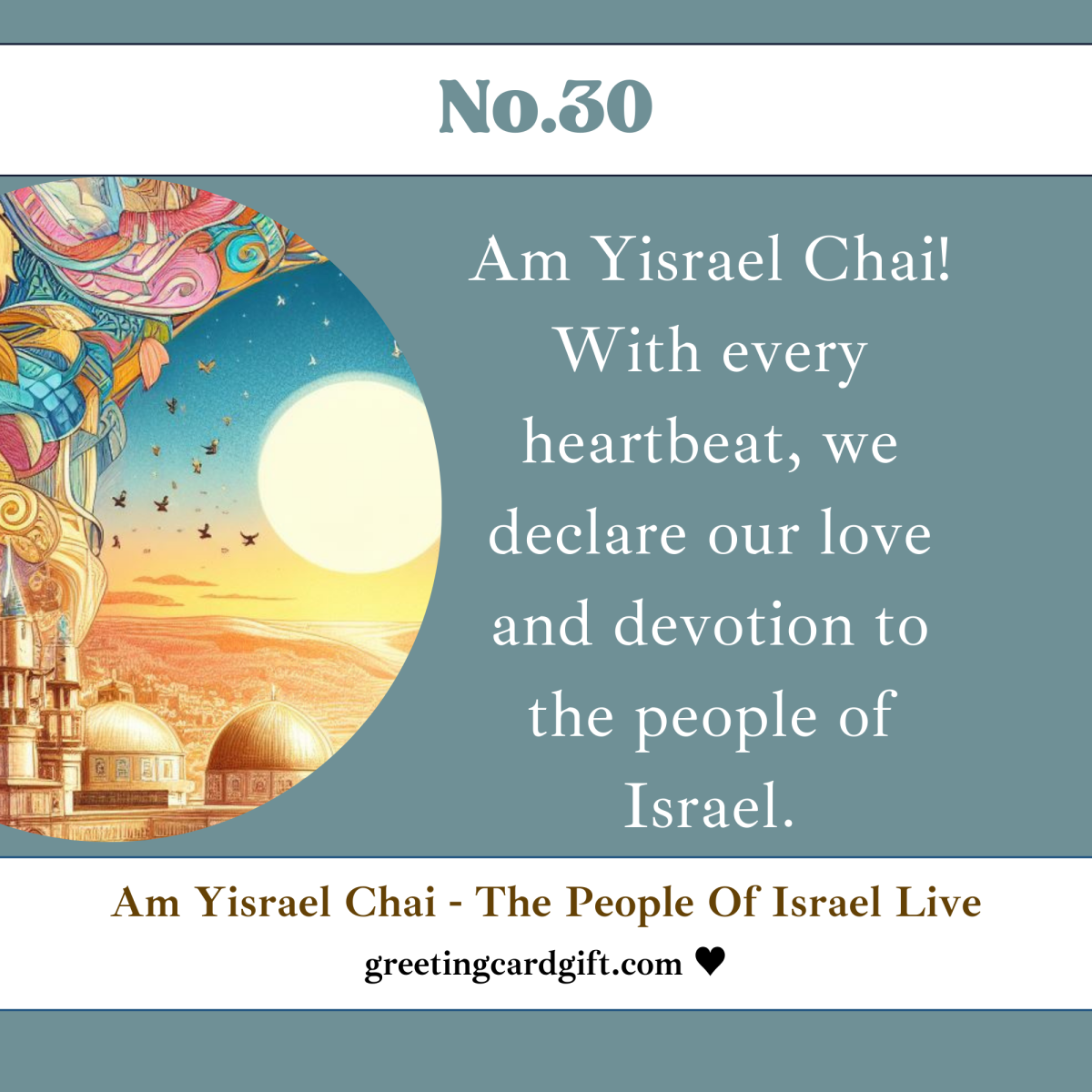 Am Yisrael Chai – The People Of Israel Live – No.30