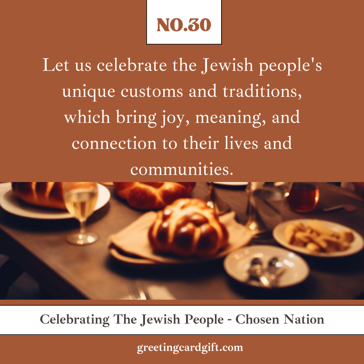 Celebrating The Jewish People – Chosen Nation – No.30
