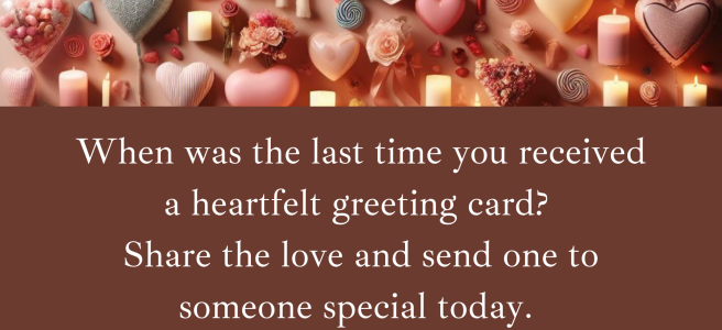 When was the last time you received a heartfelt greeting card? Share the love and send one to someone special today. ❤️ #SpreadLove #GreetingCards
