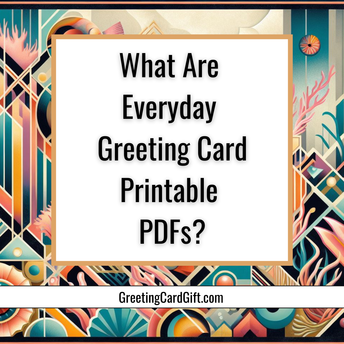 What Are Everyday Greeting Card Printable PDFs?