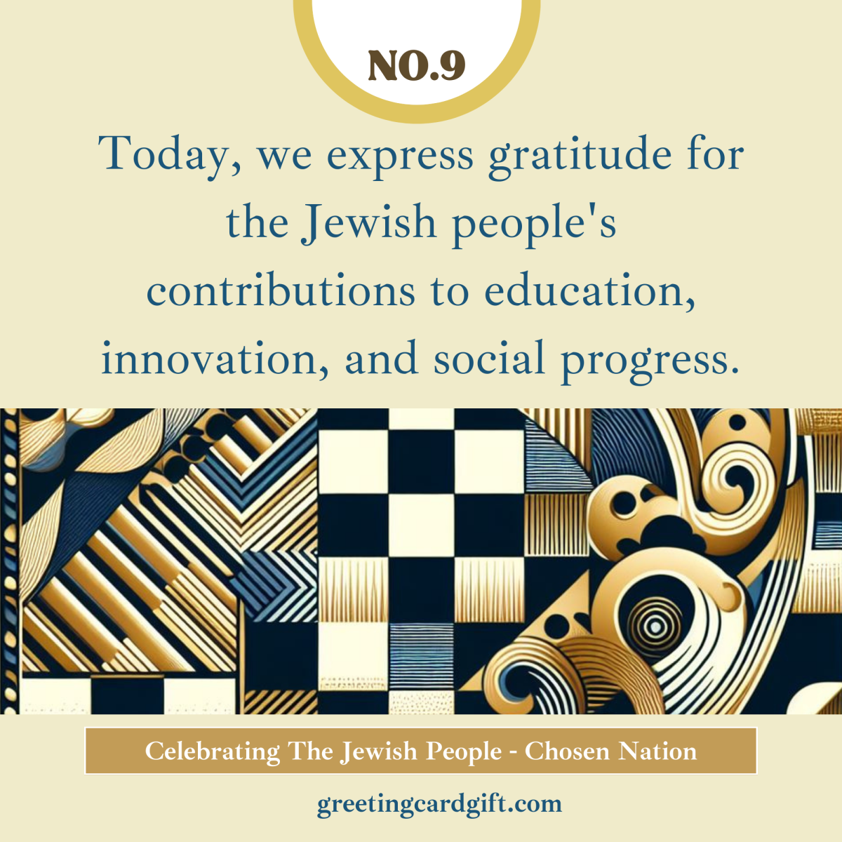 Celebrating The Jewish People – Chosen Nation – No.9