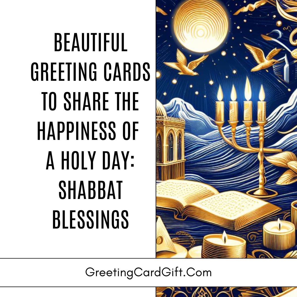 Beautiful Greeting Cards To Share The Happiness Of A Holy Day: Shabbat Blessings