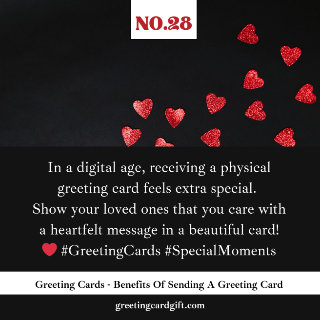 Greeting Cards - Benefits Of Sending A Greeting Card No.28