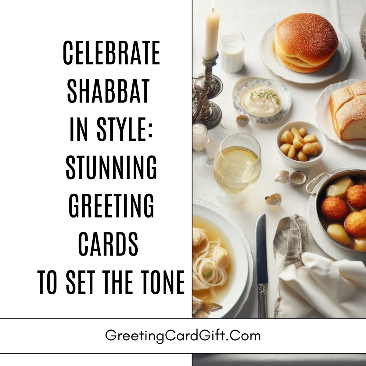 Celebrate Shabbat In Style: Stunning Greeting Cards To Set The Tone